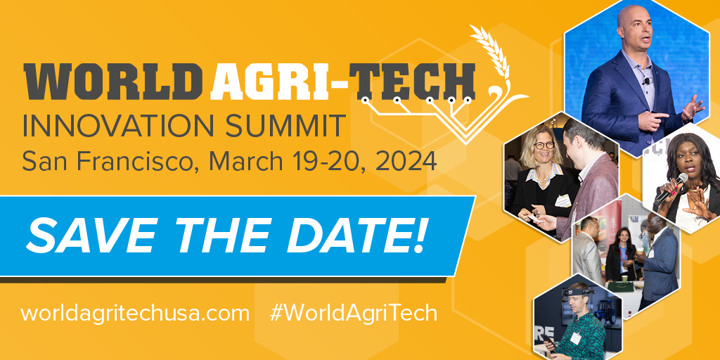 Register for the World Agri-Tech Innovation Summit, 2024.